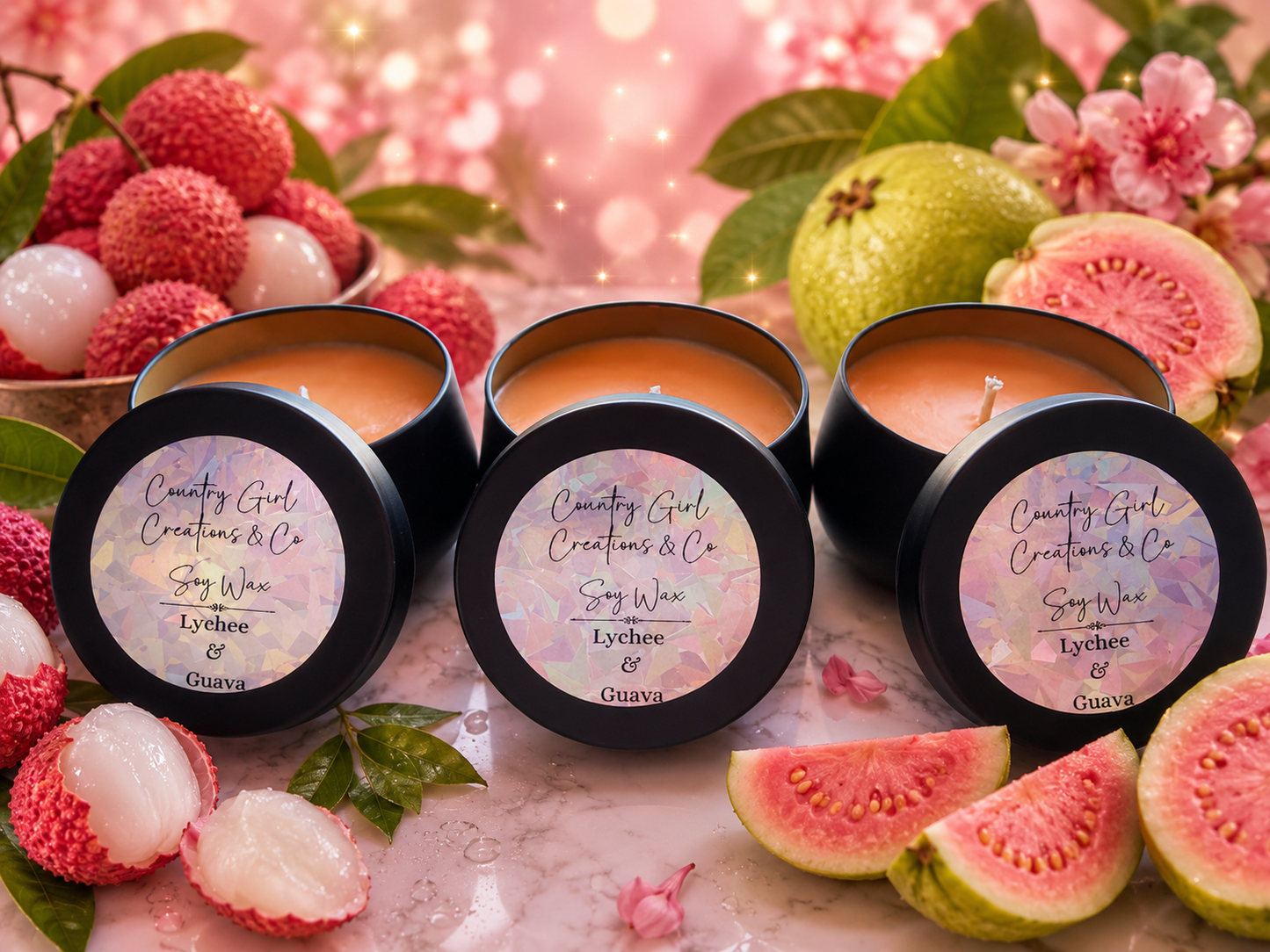 Soy wax Candle Tins