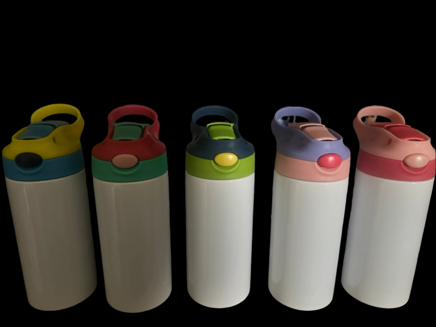 Kids Sub Drink Bottles Colour Lids