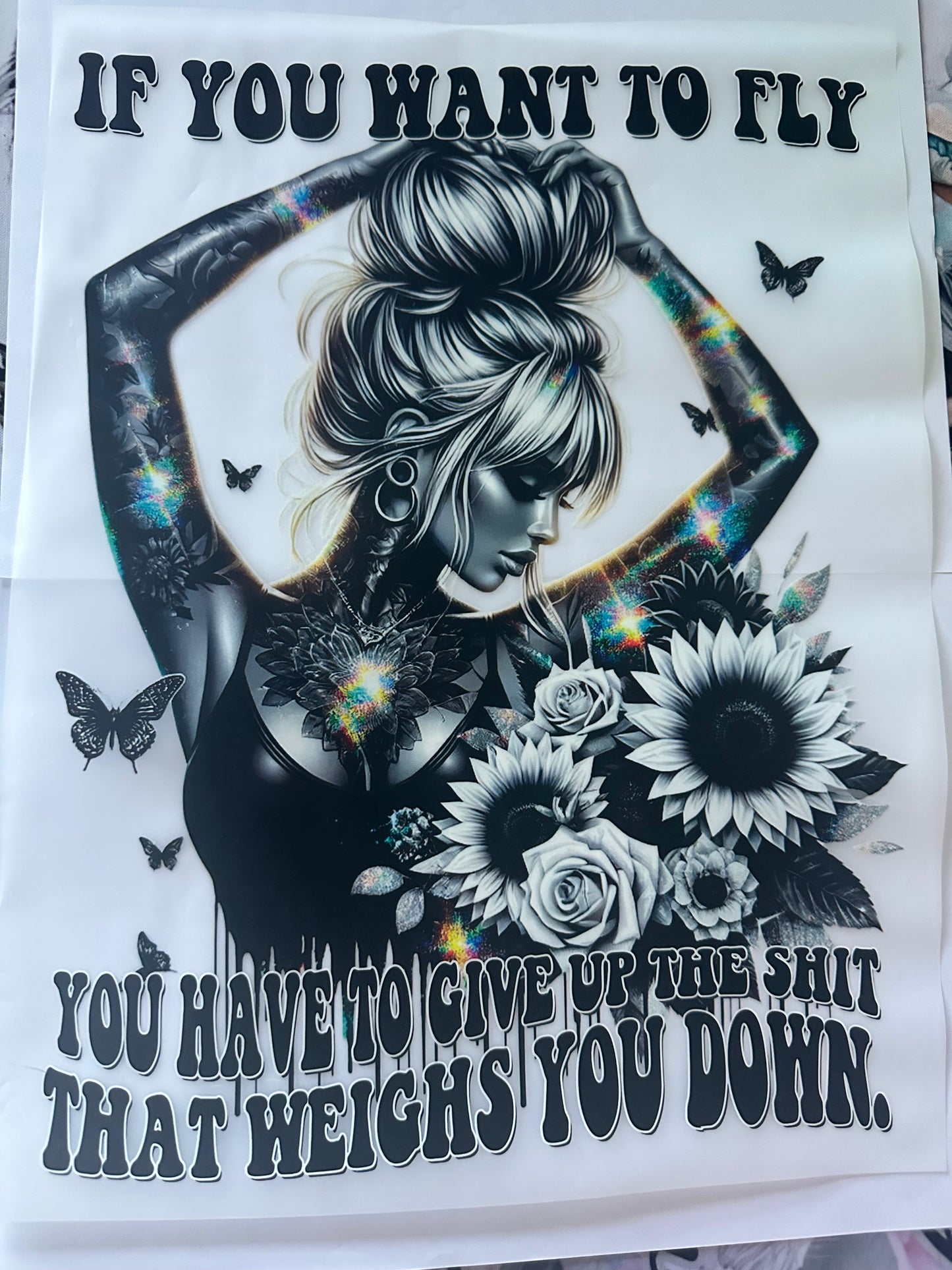 DTF PRINT - TO BE PURCHASED WITH CLOTHING ONLY
