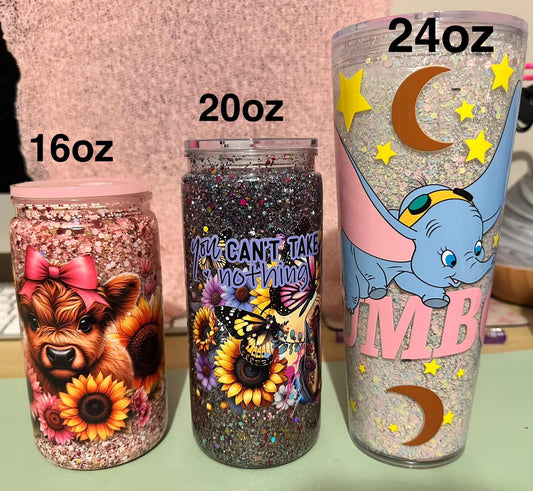 Snow Globe Tumblers