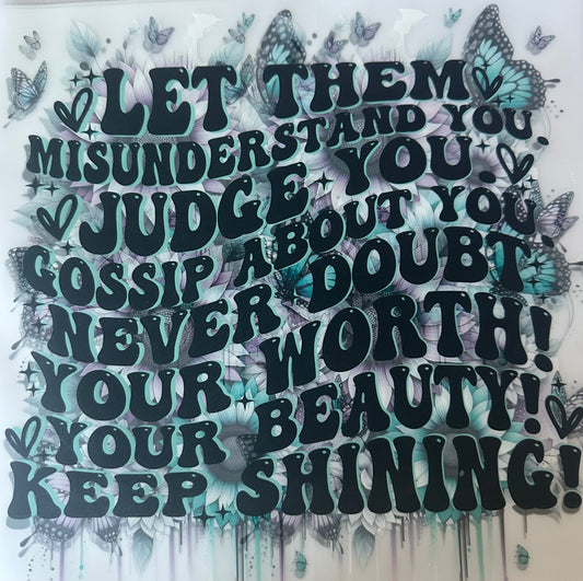 DTF PRINT - TO BE PURCHASED WITH CLOTHING ONLY