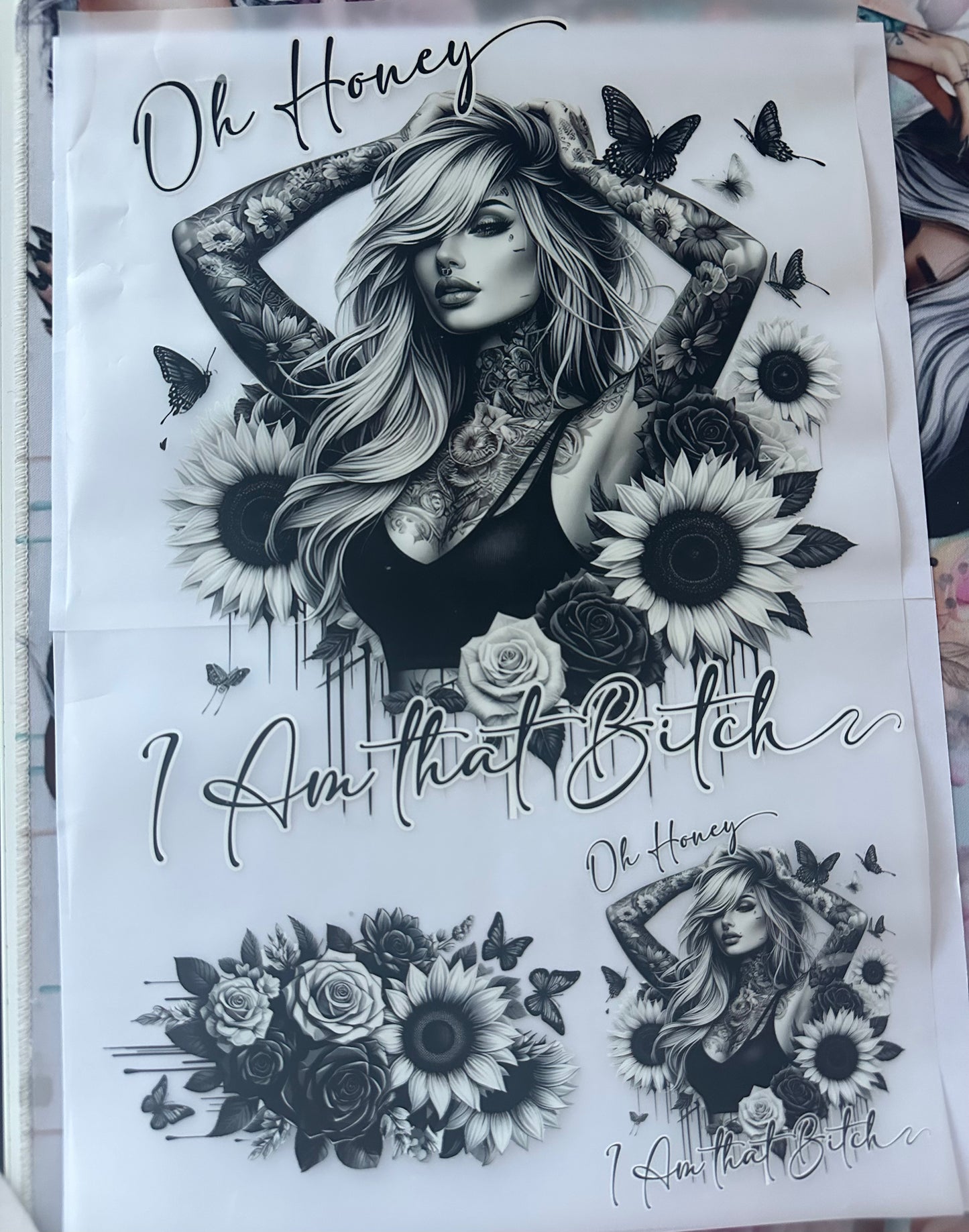 DTF PRINT - TO BE PURCHASED WITH CLOTHING ONLY