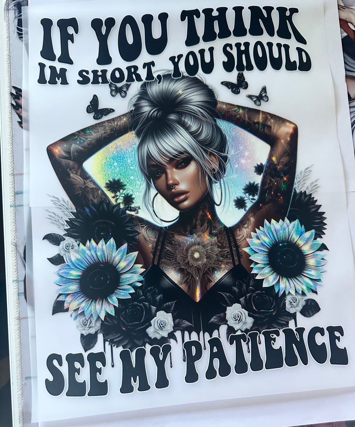DTF PRINT - TO BE PURCHASED WITH CLOTHING ONLY