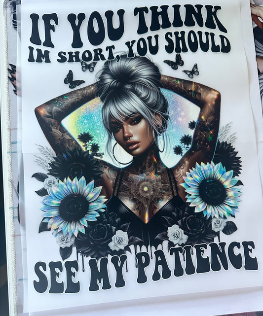 DTF PRINT - TO BE PURCHASED WITH CLOTHING ONLY