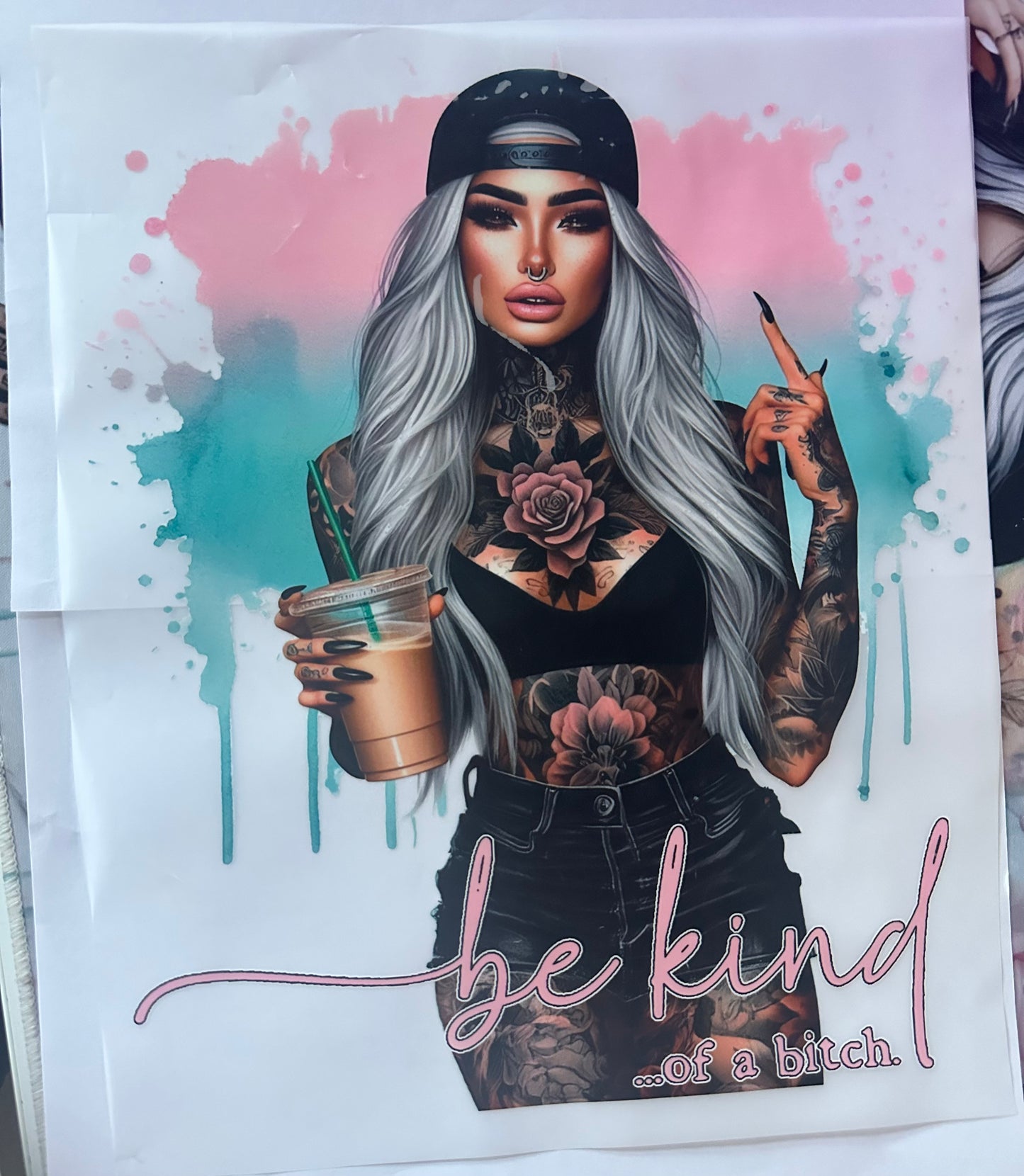 DTF PRINT - TO BE PURCHASED WITH CLOTHING ONLY