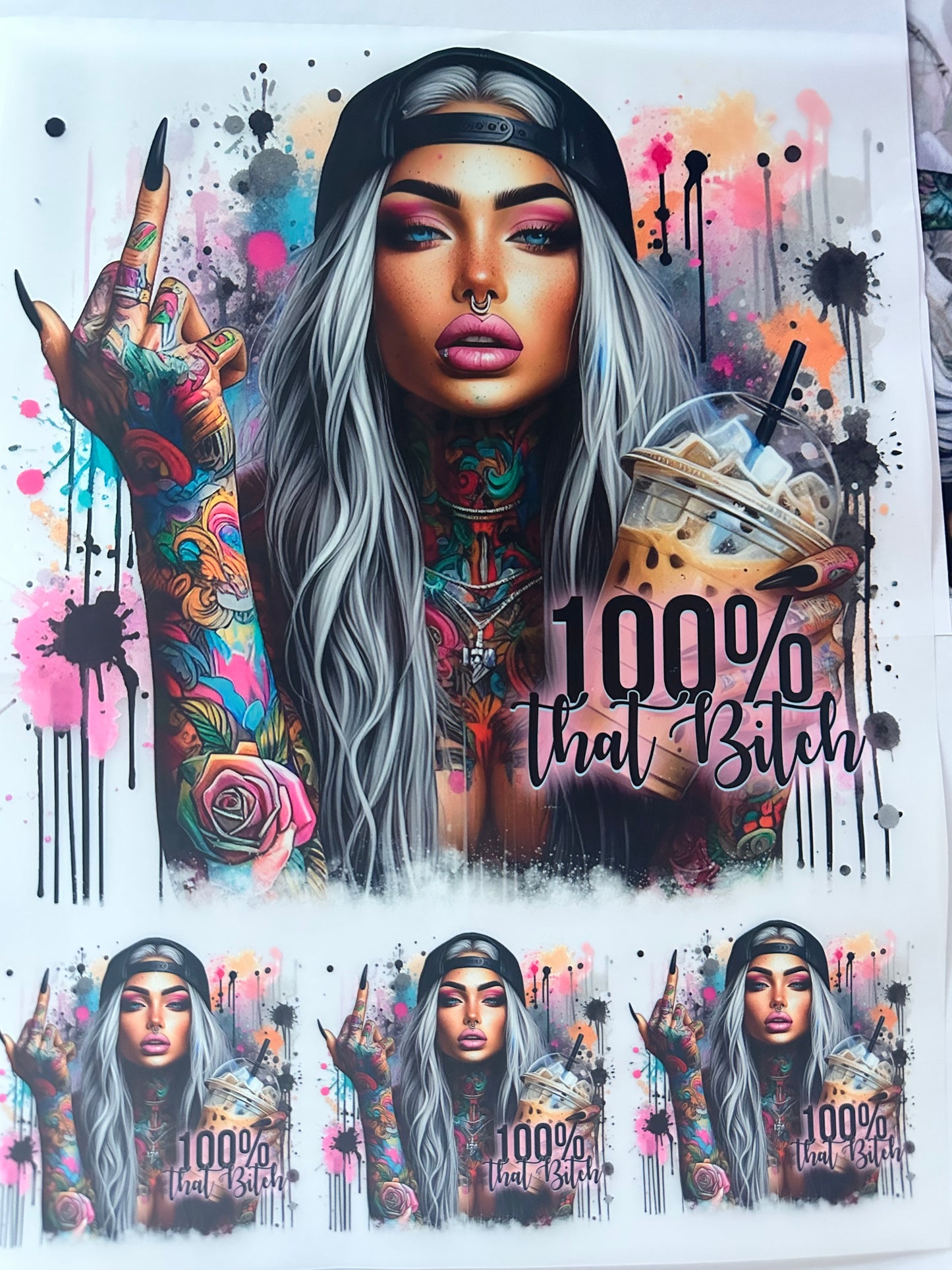 DTF PRINT - TO BE PURCHASED WITH CLOTHING ONLY