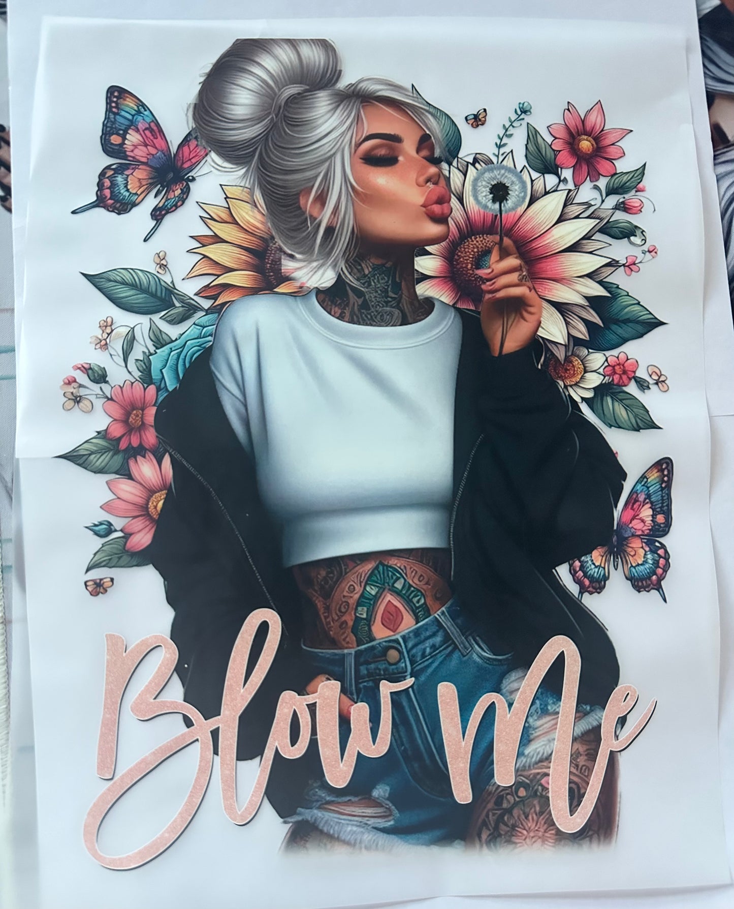 DTF PRINT - TO BE PURCHASED WITH CLOTHING ONLY
