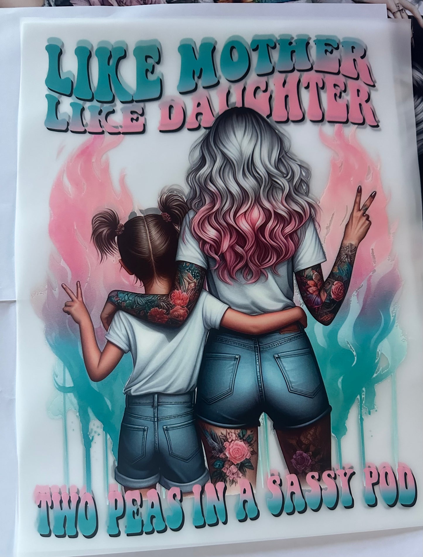 DTF PRINT - TO BE PURCHASED WITH CLOTHING ONLY