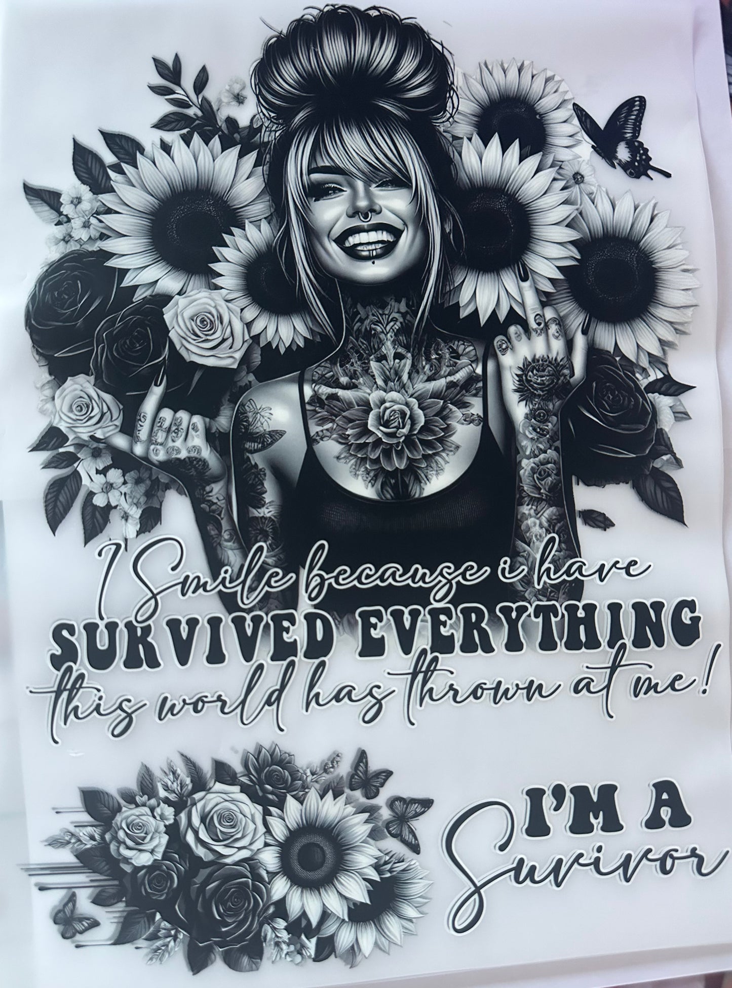 DTF PRINT - TO BE PURCHASED WITH CLOTHING ONLY