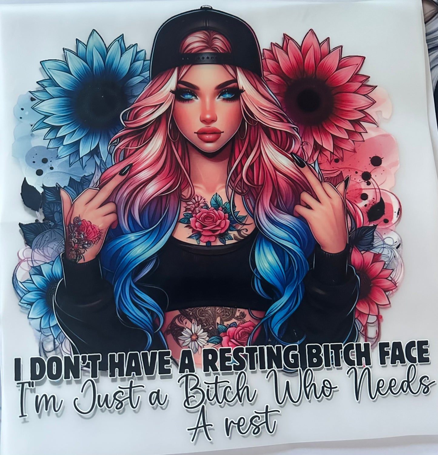 DTF PRINT - TO BE PURCHASED WITH CLOTHING ONLY