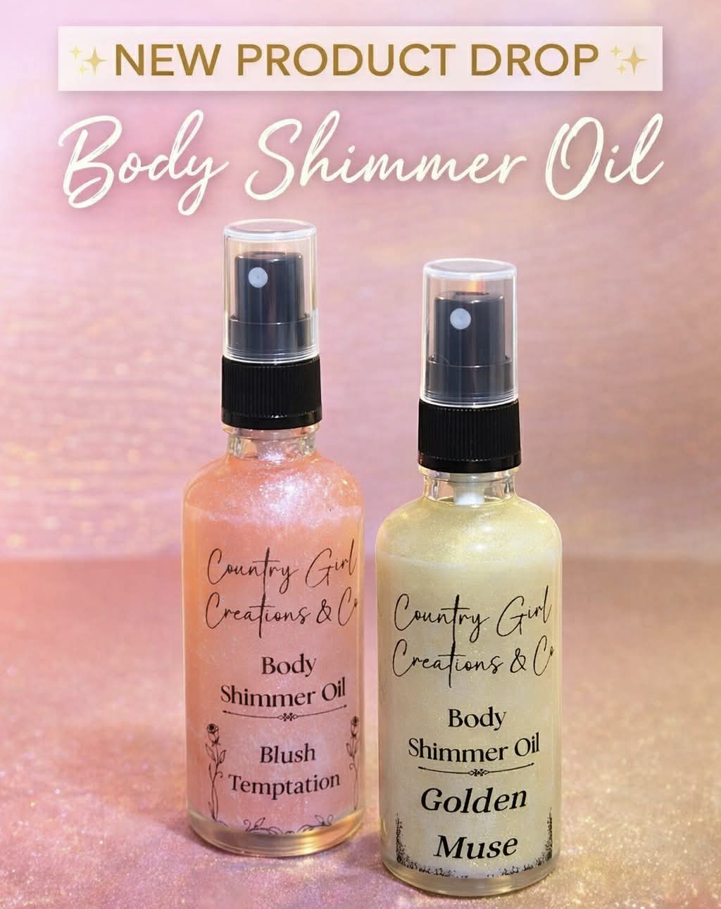 Luxurious Body Shimmer Oil
